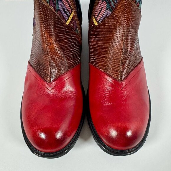 Candice Cooper Bohemian Style Side Zip 12 Inch Boot EU 38 US 7.5 - Picture 10 of 11